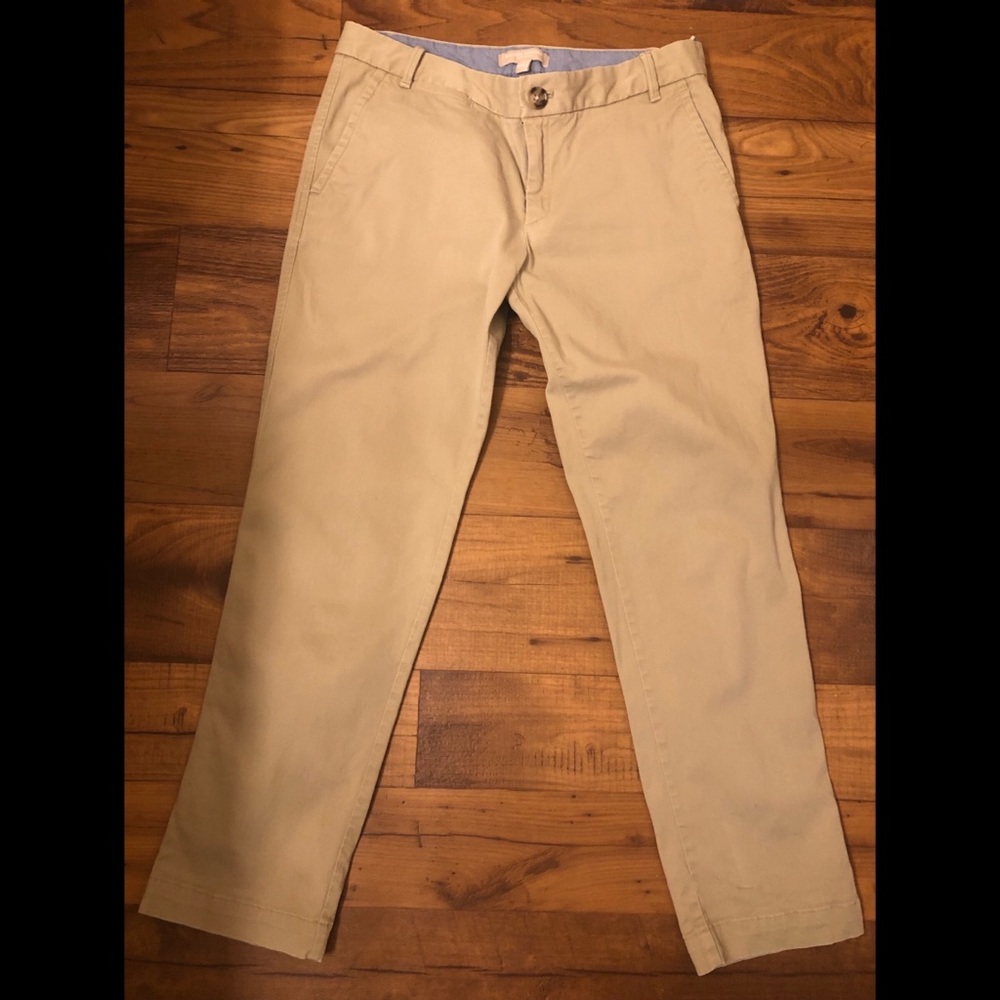 Banana republic city chino pant khaki slacks 6